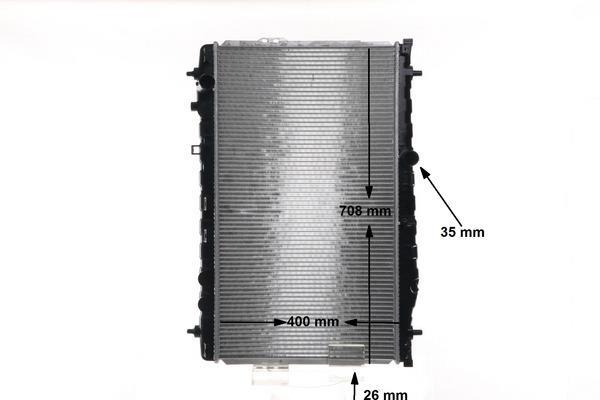 Radiateur moteur (Radiateur de refroidissement) MAHLE Aftermarket CR 1295 000S