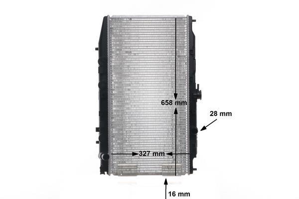 Radiateur moteur (Radiateur de refroidissement) MAHLE Aftermarket ref. CR 158 000S