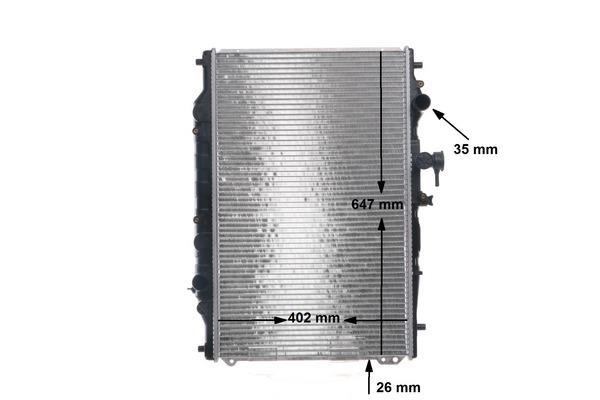 Radiateur moteur (Radiateur de refroidissement) MAHLE Aftermarket CR 160 000S