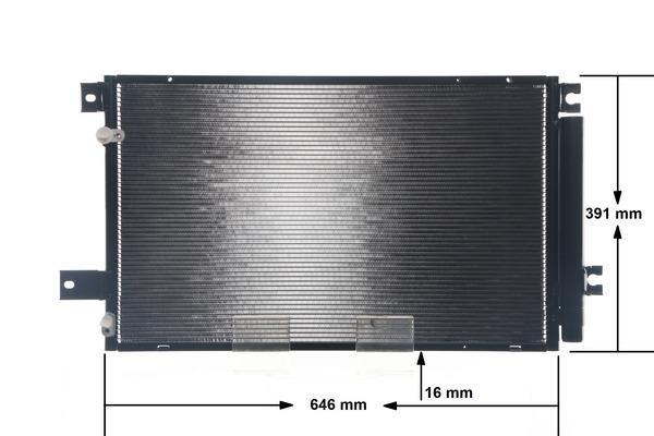 Condenseur, climatisation (Radiateur de climatisation) MAHLE Aftermarket ref. AC 819 000S