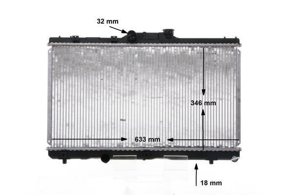 Radiateur moteur (Radiateur de refroidissement) MAHLE Aftermarket ref. CR 162 000S
