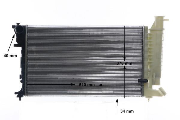 Radiateur moteur (Radiateur de refroidissement) MAHLE Aftermarket CR 172 000S