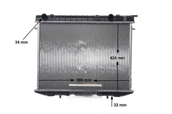 Radiateur moteur (Radiateur de refroidissement) MAHLE Aftermarket CR 208 000S