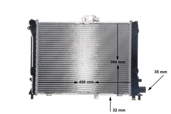 Radiateur moteur (Radiateur de refroidissement) MAHLE Aftermarket ref. CR 211 000S