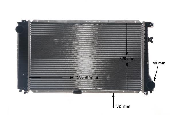 Radiateur moteur (Radiateur de refroidissement) MAHLE Aftermarket CR 238 000S