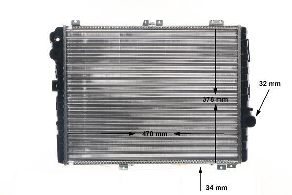 Radiateur moteur (Radiateur de refroidissement) MAHLE Aftermarket ref. CR 253 000S