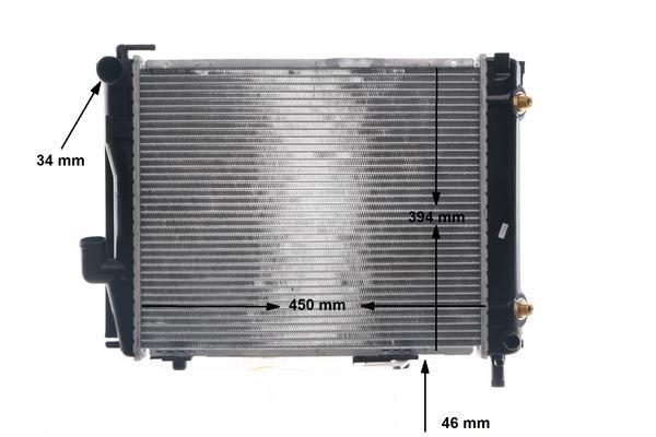 Radiateur moteur (Radiateur de refroidissement) MAHLE Aftermarket CR 257 000S