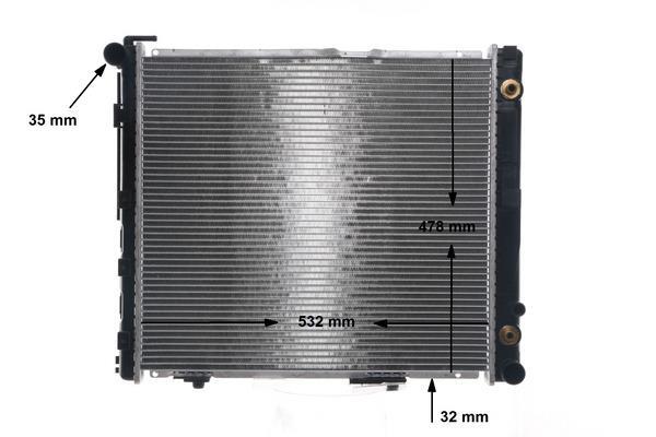 Radiateur moteur (Radiateur de refroidissement) MAHLE Aftermarket CR 293 000S