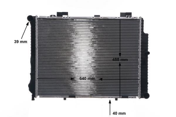 Radiateur moteur (Radiateur de refroidissement) MAHLE Aftermarket ref. CR 309 000S
