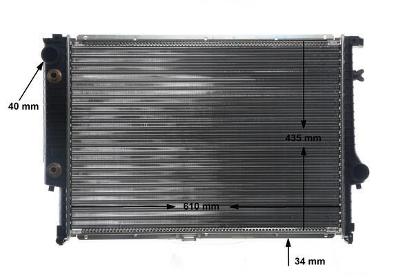 Radiateur moteur (Radiateur de refroidissement) MAHLE Aftermarket CR 326 001S