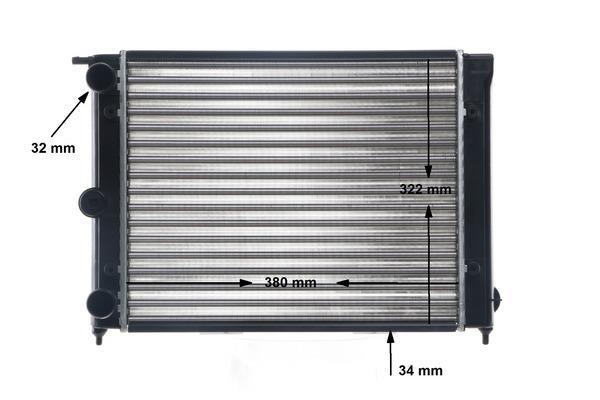 Radiateur moteur (Radiateur de refroidissement) MAHLE Aftermarket CR 344 000S