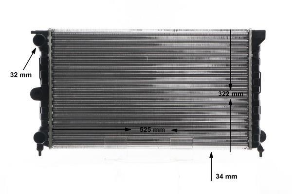 Radiateur moteur (Radiateur de refroidissement) MAHLE Aftermarket CR 350 000S