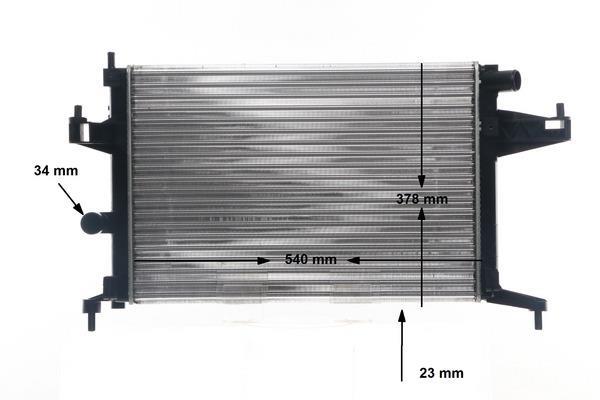 Radiateur moteur (Radiateur de refroidissement) MAHLE Aftermarket CR 389 000S