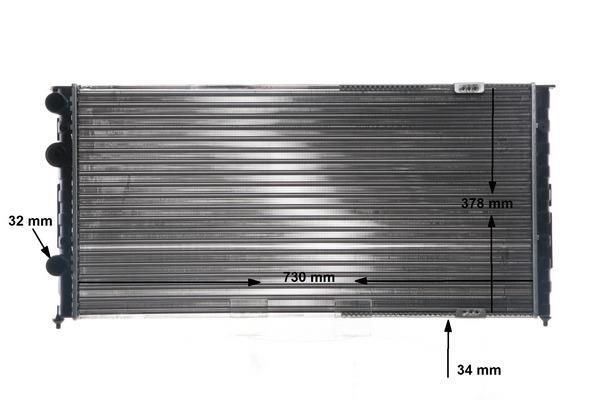 Radiateur moteur (Radiateur de refroidissement) MAHLE Aftermarket ref. CR 409 000S