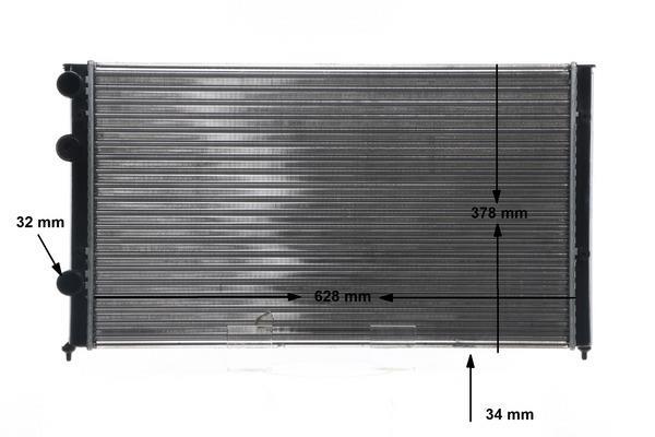 Radiateur moteur (Radiateur de refroidissement) MAHLE Aftermarket CR 410 000S