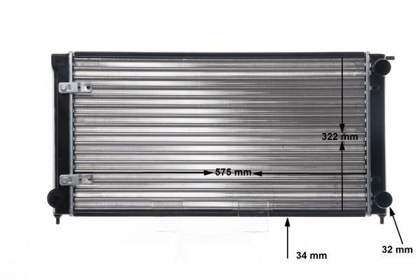 Radiateur moteur (Radiateur de refroidissement) MAHLE Aftermarket ref. CR 414 000S