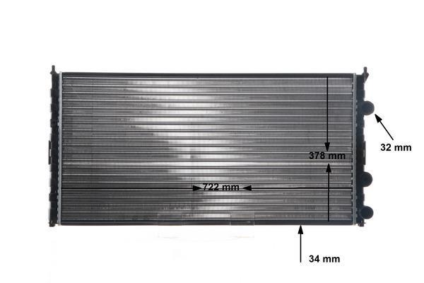 Radiateur moteur (Radiateur de refroidissement) MAHLE Aftermarket ref. CR 417 000S