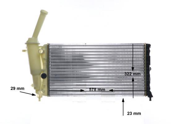 Radiateur moteur (Radiateur de refroidissement) MAHLE Aftermarket ref. CR 2007 000S