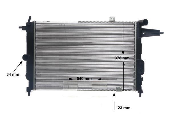 Radiateur moteur (Radiateur de refroidissement) MAHLE Aftermarket CR 437 000S