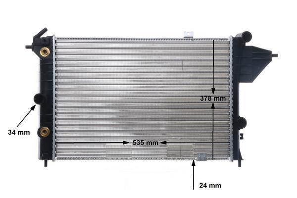 Radiateur moteur (Radiateur de refroidissement) MAHLE Aftermarket CR 439 000S