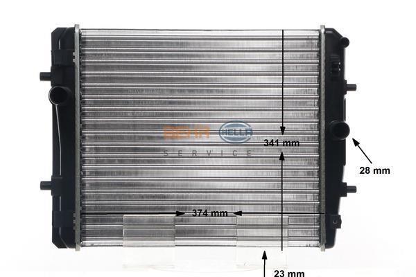 Radiateur moteur (Radiateur de refroidissement) MAHLE Aftermarket CR 2035 000S