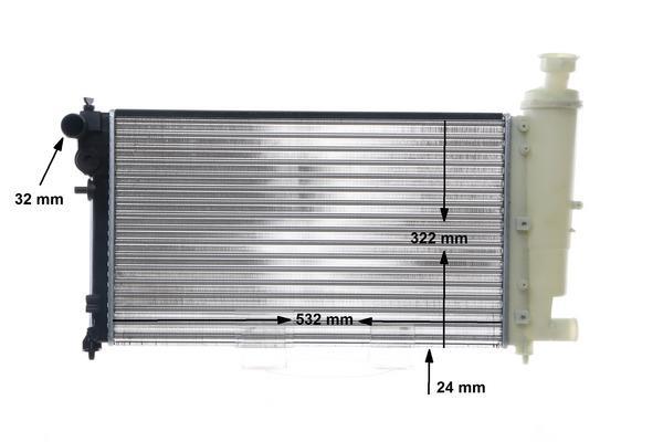 Radiateur moteur (Radiateur de refroidissement) MAHLE Aftermarket ref. CR 467 000S