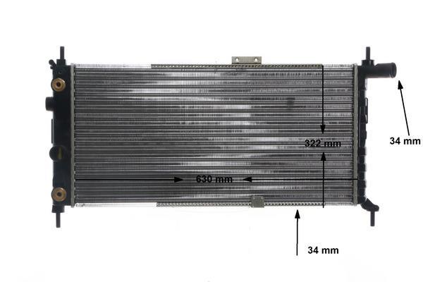 Radiateur moteur (Radiateur de refroidissement) MAHLE Aftermarket CR 479 000S