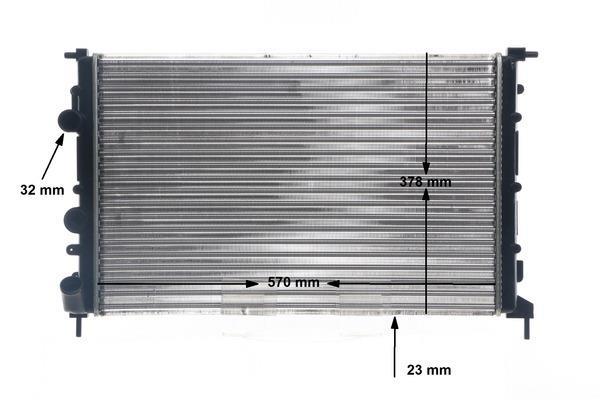 Radiateur moteur (Radiateur de refroidissement) MAHLE Aftermarket CR 494 000S