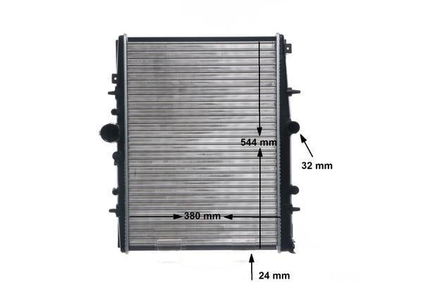 Radiateur moteur (Radiateur de refroidissement) MAHLE Aftermarket ref. CR 514 000S