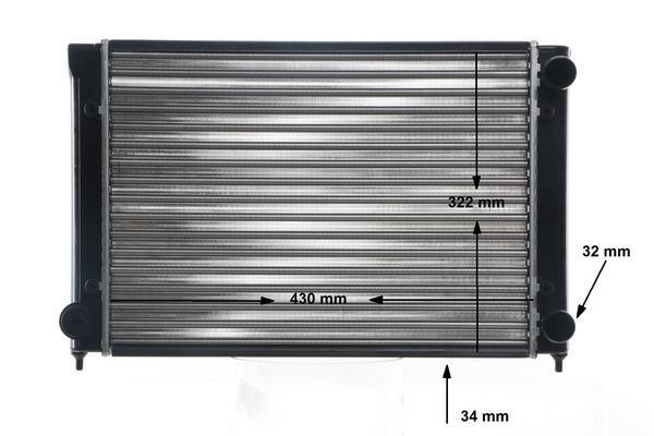 Radiateur moteur (Radiateur de refroidissement) MAHLE Aftermarket ref. CR 516 000S