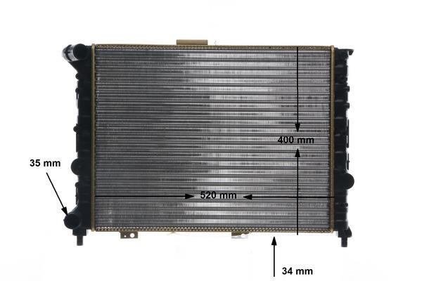 Radiateur moteur (Radiateur de refroidissement) MAHLE Aftermarket CR 519 000S