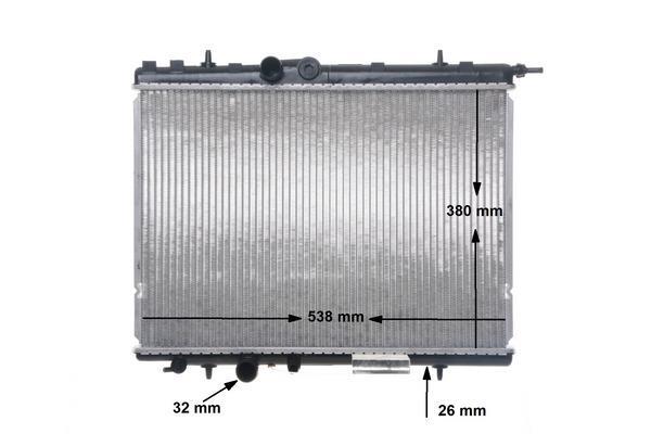 Radiateur moteur (Radiateur de refroidissement) MAHLE Aftermarket ref. CR 524 000S