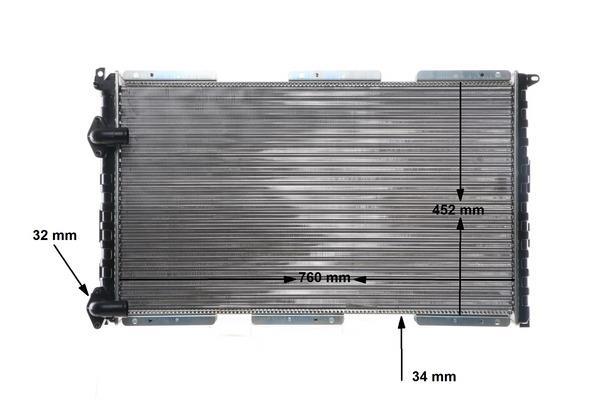 Radiateur moteur (Radiateur de refroidissement) MAHLE Aftermarket ref. CR 526 000S