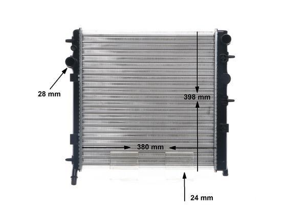 Radiateur moteur (Radiateur de refroidissement) MAHLE Aftermarket ref. CR 556 002S