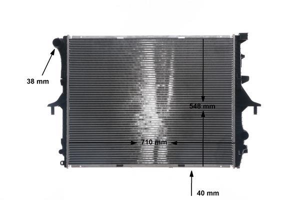 Radiateur moteur (Radiateur de refroidissement) MAHLE Aftermarket CR 568 000S