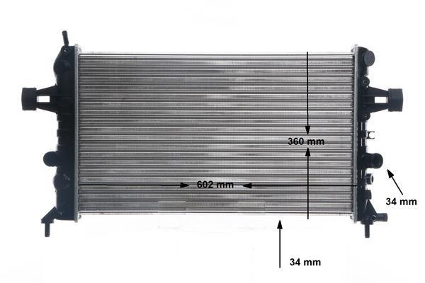 Radiateur moteur (Radiateur de refroidissement) MAHLE Aftermarket ref. CR 574 000S