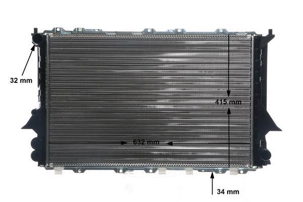Radiateur moteur (Radiateur de refroidissement) MAHLE Aftermarket CR 591 000S