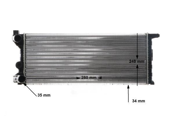 Radiateur moteur (Radiateur de refroidissement) MAHLE Aftermarket CR 597 000S