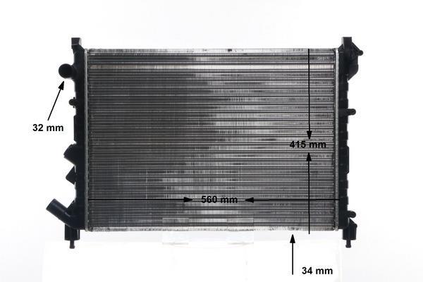 Radiateur moteur (Radiateur de refroidissement) MAHLE Aftermarket ref. CR 610 000S