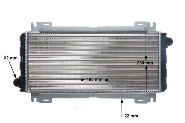 Radiateur moteur (Radiateur de refroidissement) MAHLE Aftermarket CR 619 000S