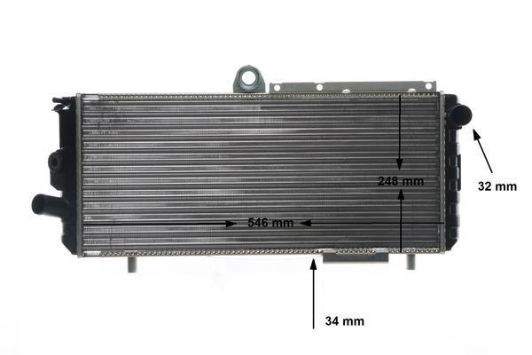 Radiateur moteur (Radiateur de refroidissement) MAHLE Aftermarket ref. CR 620 000S