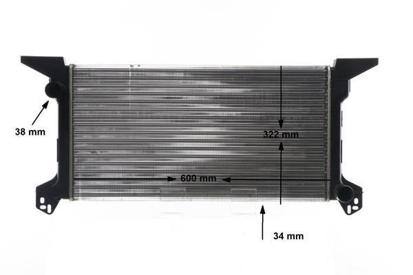 Radiateur moteur (Radiateur de refroidissement) MAHLE Aftermarket ref. CR 623 000S