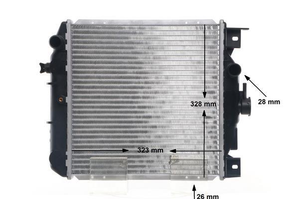 Radiateur moteur (Radiateur de refroidissement) MAHLE Aftermarket CR 651 000S