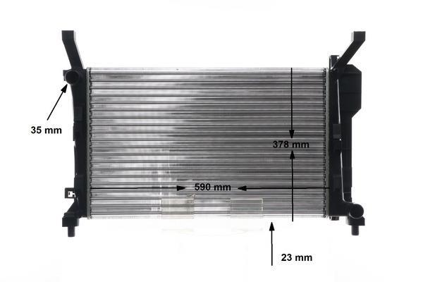 Radiateur moteur (Radiateur de refroidissement) MAHLE Aftermarket ref. CR 660 000S