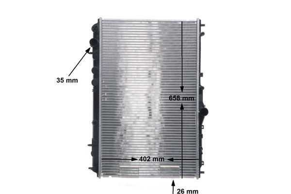 Radiateur moteur (Radiateur de refroidissement) MAHLE Aftermarket CR 752 000S