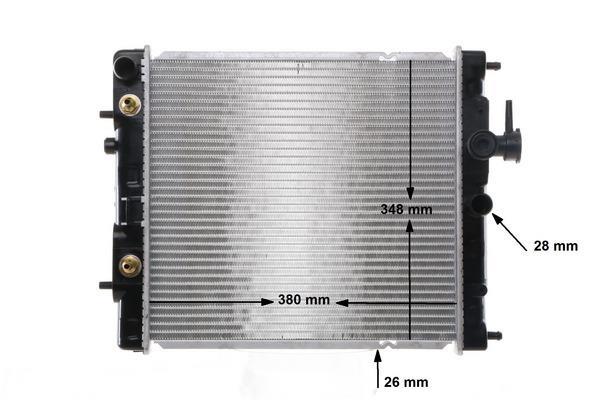 Radiateur moteur (Radiateur de refroidissement) MAHLE Aftermarket CR 760 000S