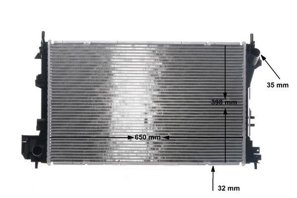 Radiateur moteur (Radiateur de refroidissement) MAHLE Aftermarket ref. CR 763 000S