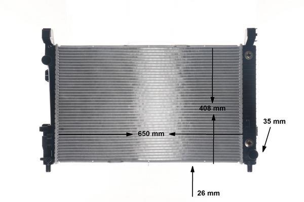 Radiateur moteur (Radiateur de refroidissement) MAHLE Aftermarket CR 781 000S