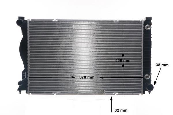 Radiateur moteur (Radiateur de refroidissement) MAHLE Aftermarket CR 789 000S