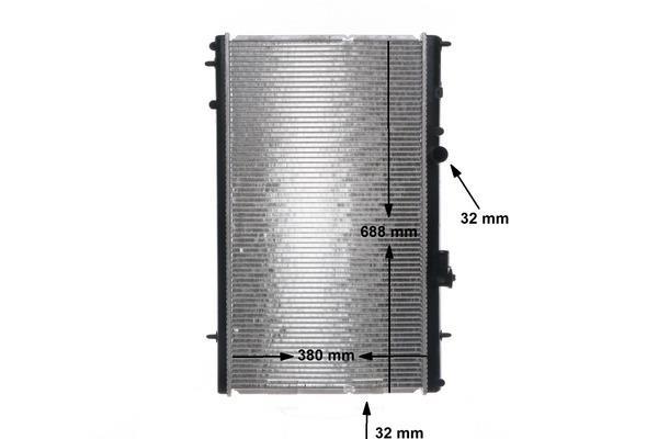 Radiateur moteur (Radiateur de refroidissement) MAHLE Aftermarket ref. CR 800 000S